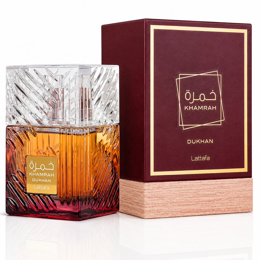 Lattafa Khamrah Dukhan Eau de Parfum – Luxury Fragrance – 100ml / 3.4 Fl. Oz.