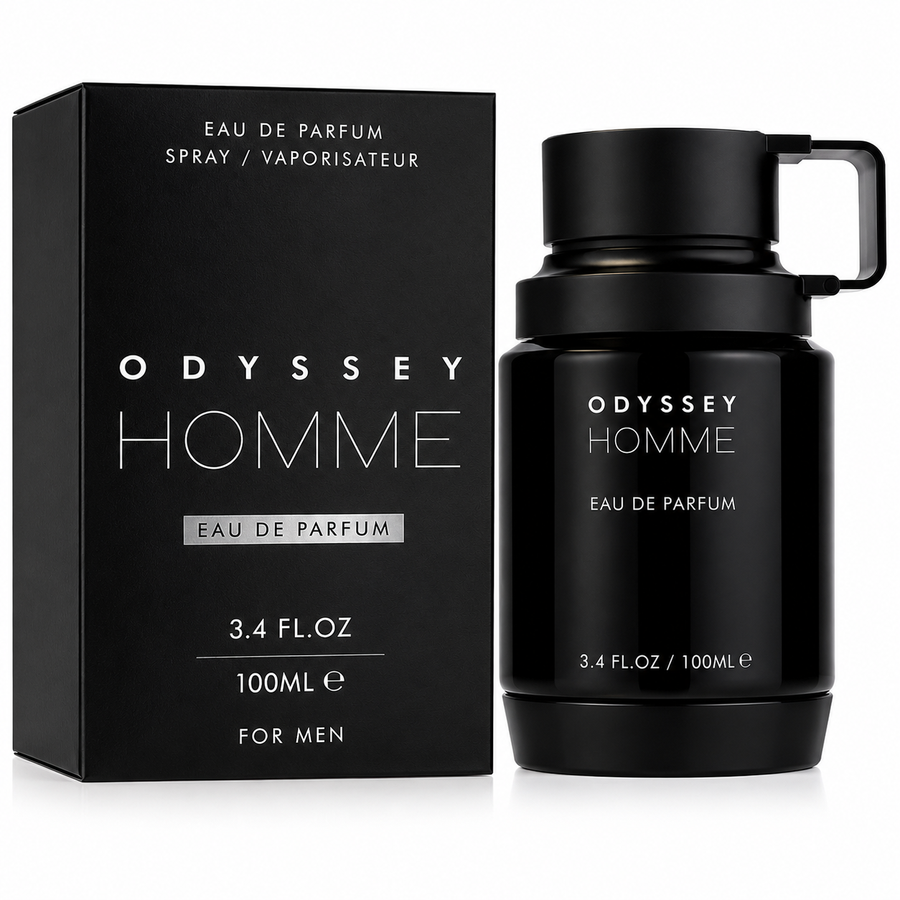 Armaf Odyssey Homme Black Eau de Parfum for Men – 100ml / 3.4 Fl. Oz. Luxury Men’s Fragrance