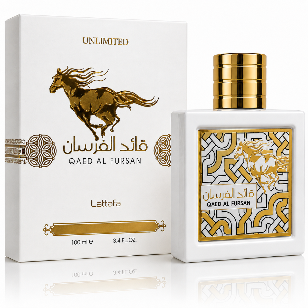 Lattafa Qaed Al Fursan Unlimited Eau de Parfum – 100ml / 3.04 Fl. Oz.