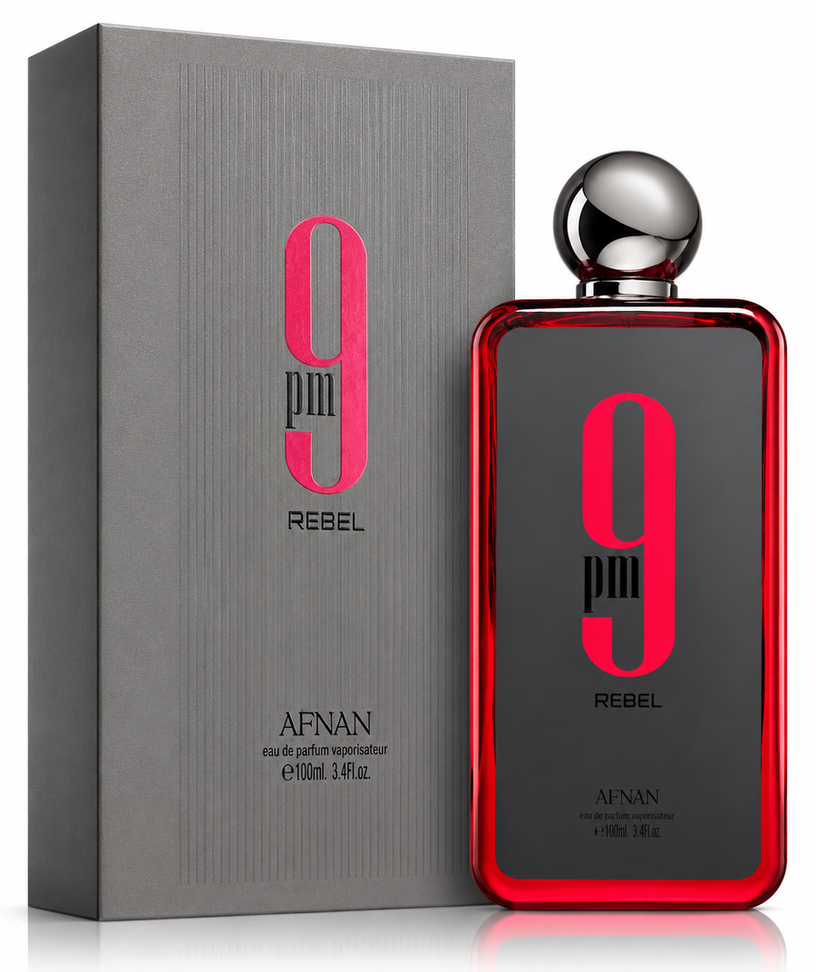 Afnan 9PM Rebel Eau de Parfum – 100ml / 3.4 Fl. Oz. Men’s Fragrance