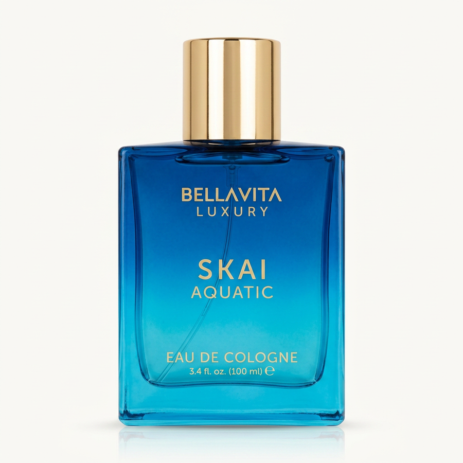 BellaVita Luxury SKAI Eau de Cologne for Men & Women – 100ml / 3.4 Fl. Oz.