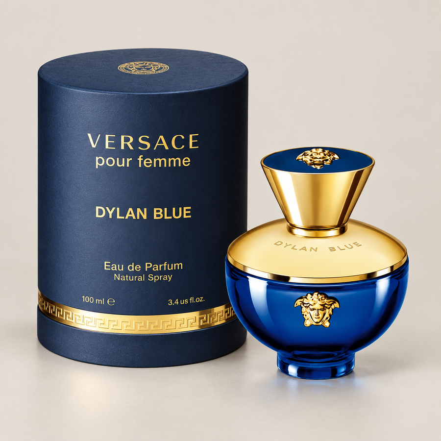 Versace Dylan Blue Pour Femme Eau de Parfum Spray for Women – 3.4 fl oz / 100 ml